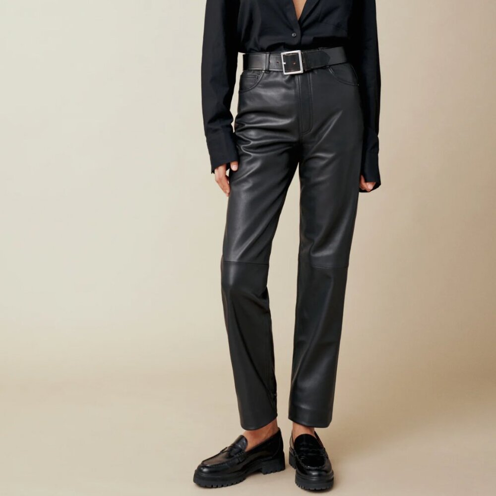 Reformation Veda x Ref Cynthia Leather Pants